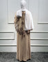 Modest Abaya Dress with Sequined Cloak